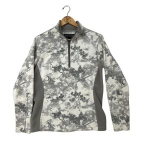 True Timber Womens Camo Fleece 14 Zip Pullover‎ Jacket Size S